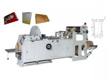 ماكينة صنع أكياس الطعام الورقية الآلية 				   Automatic Food Paper Bag Making Machine