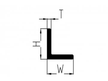 زوايا ألومنيوم شكل L