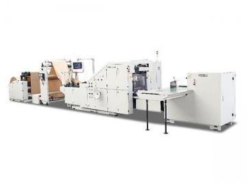 ماكينة تصنيع أكياس ورقية بقاعدة مربعة بتغذية الرول، SBH290