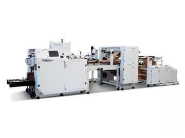 ماكينة تصنيع الأكياس الورقية المسطحة الأوتوماتيكية ذات السرعة العالية بمحرك السيرفو، FSB650