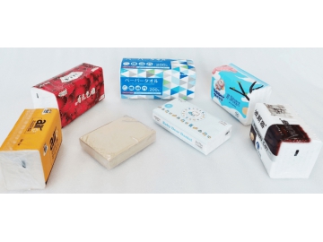 ماكينة تغليف مناديل الوجه الورقية، TP-T400  Servo-driven Tissue Wrapping Machine (Individual Pack)