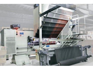 ماكينة صناعة سجاد التافت الملون (لإنتاج سجاد ذو وبر حلقي، متعدد الارتفاعات)