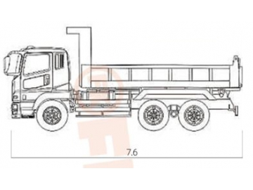 شاحنة النقل الثقيل، FK6-160T 			 Tipper Truck