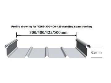 ماكينة تشكيل ألواح أسقف التماس الدائمة YX65-300-400-500