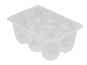 وعاء بلاستيك لحفظ البيض (حاوية حفظ البيض المنزلية/ صندوق حاملة بيض للثلاجة)، سلسلة   CX091