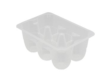 وعاء بلاستيك لحفظ البيض (حاوية حفظ البيض المنزلية/ صندوق حاملة بيض للثلاجة)، سلسلة   CX091