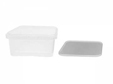 حاوية طعام بلاستيكية حجم 2500 مل مع غطاء (وعاء بلاستيك لحفظ الأطعمة)، سلسلة   CX076