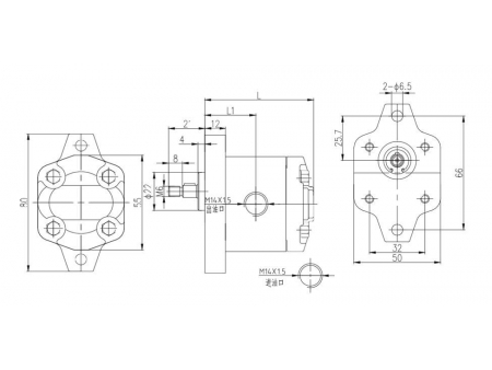 مضخة التروس الهيدروليكية 0PF (0.16 إلى 2 مليلتر لكل دورة) Group 0 Hydraulic Gear Pump