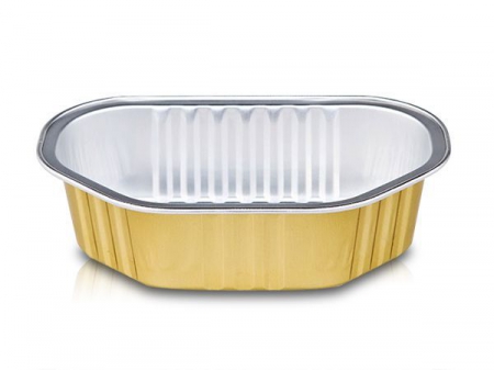 حافظة الطعام شكل خاص (علبة حفظ الطعام من رقائق الألمنيوم) Special Shape Smoothwall Aluminum Foil Container