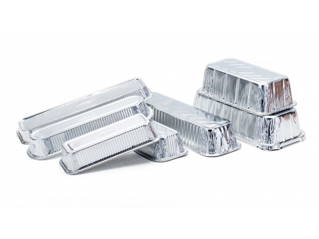 حافظات الطعام من ورق الألومنيوم بحافة مجعدة (صحون قصدير لحفظ الأطعمة) Wrinklewall Aluminum Containers
