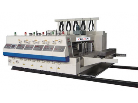 خط تحزيز وطباعة فلكسو النصف آلي Semi-Automatic Flexo Printing Slotter Machine