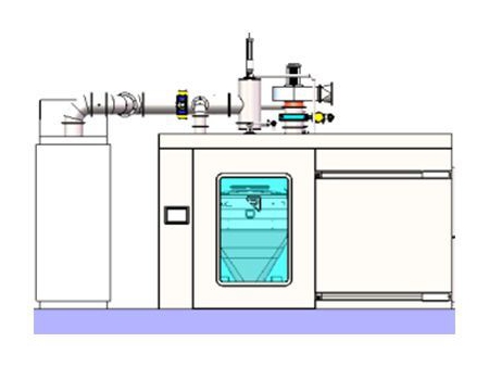 نظام غسل وتجفيف قواديس وحاويات خلط ونقل الأدوية، سلسلة QD Pharmaceutical Bin Washing System