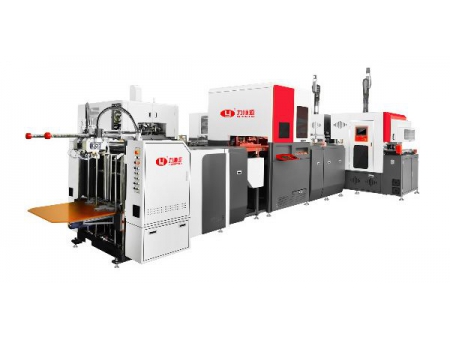 ماكينة تصنيع صناديق الكرتون بسرعة عالية الذكية (اثنين في واحد)، LY-3000CQ Intelligent 2 in1 High Speed Rigid Box Making Machine
