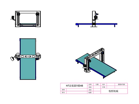 ماكينة CNC لقطع الفوم، H6S (آلة CNC للقطع المحيطي للفوم بشفرة قطع أفقية)