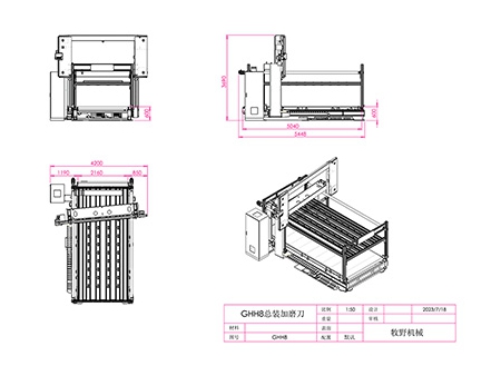 ماكينة CNC لقطع الفوم (شفرة قطع أفقية)، GHH8                     (آلة CNC للقطع المحيطي للفوم بشفرة قطع أفقية)