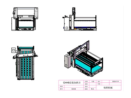 ماكينة CNC لقطع الفوم (شفرة قطع أفقية)، GHH8                     (آلة CNC للقطع المحيطي للفوم بشفرة قطع أفقية)
