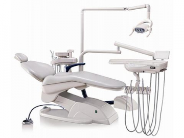 جهاز طب الأسنان A800-I    (كرسي أسنان رغوة الذاكرة، قبضة سنية، إنارة LED)