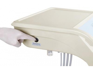 جهاز طب الأسنان المريح HY-E60   ( كرسي الأسنان المتكامل،  أجهزة متعددة الوظائف، ضوء LED)