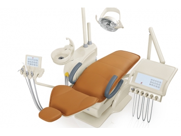 جهاز طب الأسنان المريح HY-E60   ( كرسي الأسنان المتكامل،  أجهزة متعددة الوظائف، ضوء LED)