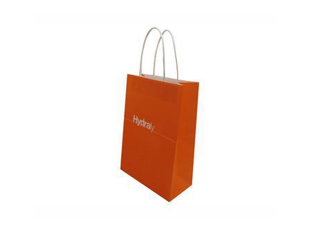 كيس ورق كرافت مع يد، أكياس تسوق Kraft Paper Carrier Bag, Custom Printed Bags