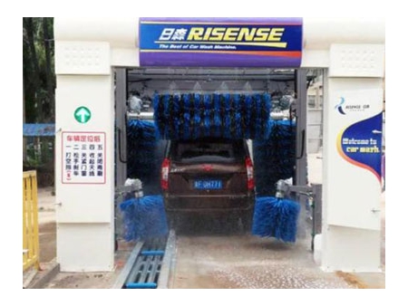 مغسلة سيارات أوتوماتيكية نفقية بتسع فرش  Tunnel Car Wash Equipment CC-690