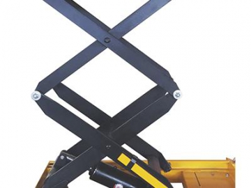 رافعة سيزر لفت هيدروليكية، رافعة مقصية  Hydraulic Dual Scissor Lift Table Cart
