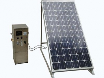 محطة تحلية المياه المالحة بالطاقة الشمسية  Solar Powered Desalination Plant