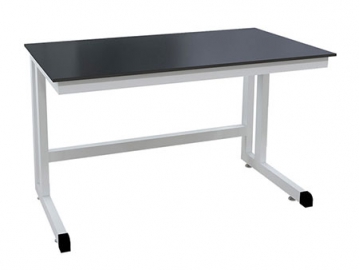 طاولة ذات قوائم على شكل C للأغراض الخفيفة  C Frame Laboratory Table(Light-duty)