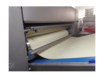 خط توريق العجين  				 خط التوريق لإنتاج شرائح العجين    Compact Dough Laminating Line