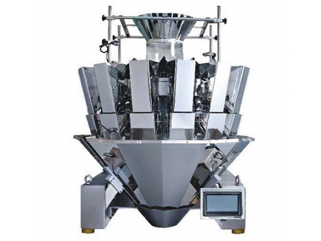 ماكينة تعبئة وتغليف رأسية مع ميزان متعدد الرؤوس    Vertical Form Fill Seal Machine with Multihead Weigher