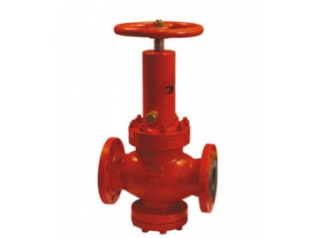 صمام كروي بخانق مقيد لتنظيم التدفق                         Globe Valve, Restrictor