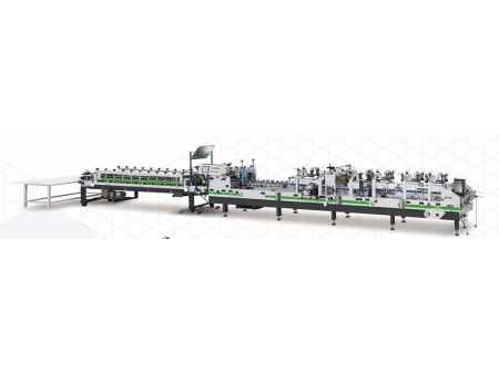 ماكينة طي ولصق علب كرتون بسرعة عالية،HZH-FB 				   High Speed Carton Box Folding and Gluing Machine