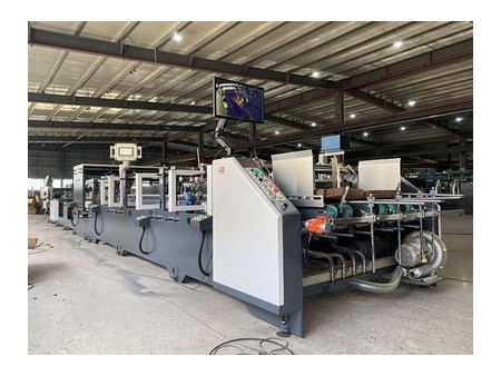 ماكينة طي ولصق علب كرتون بسرعة عالية،HZH-FB 				   High Speed Carton Box Folding and Gluing Machine