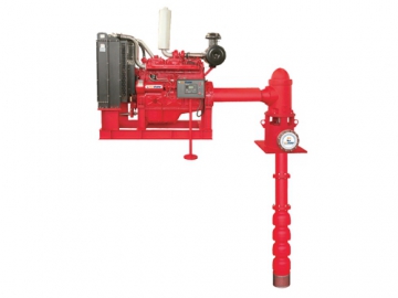 مضخة الحريق ذات توربين عمودي، سلسلة PXBD (عمود طويل)  PXBD series Vertical Turbine Fire Pump (Long Shaft)