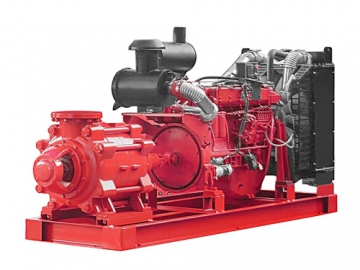مضخة الحريق الأفقية متعددة المراحل، سلسلة D  D series Horizontal Multistage Fire Pump