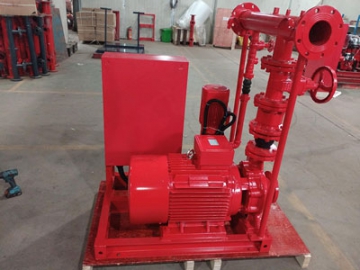 نظام مضخة مكافحة الحريق، سلسلة PEJ (مع مضخة كهربائية   المضخة المساعدة)  PEJ series Fire Pump System (with Electric Pump and Jockey Pump)