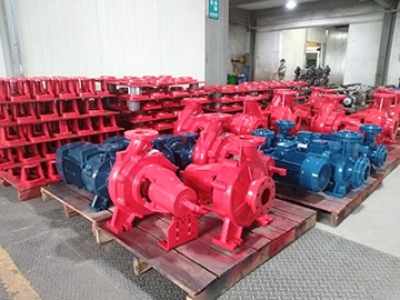 مضخة إطفاء الحريق طرفية السحب، سلسلة PSF (ذات قضيب مكشوف)  PSF series End Suction Fire Pump (Bare Shaft)