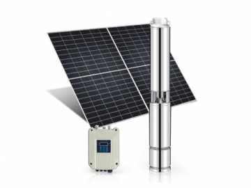 مضخة غاطسة تعمل بالطاقة الشمسية، مضخة غاطسة تعمل بالتيار المستمر DC  Submersible Solar Pump, DC Solar Pump