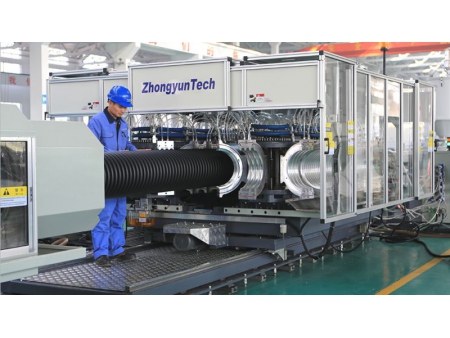 خط بثق الأنابيب المموجة ZC-600H Corrugated Pipe Extrusion Line