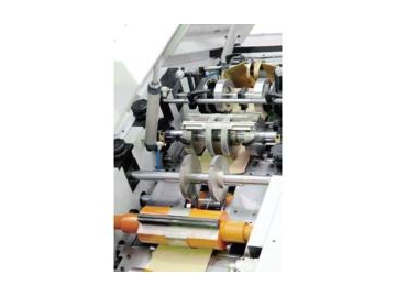 SBH150B DC01 TM01  ماكينات تصنيع الأكياس الورقية ذات قاعدة مربعة  (قطع النافذة بالقوالب وترقيع الفيلم)  Roll Fed Square Bottom Paper Bag Machine