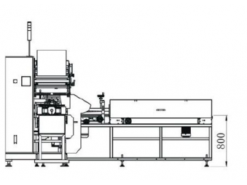 ماكينة تغليف رول ورق التواليت بالقطعة (مناديل الحمام)، TP-R220 Toilet Paper Roll Wrapping Machine (Individual Pack)