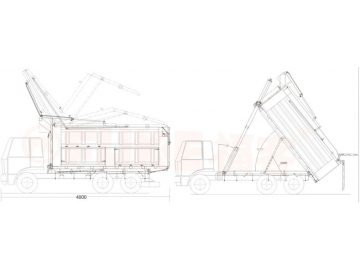 شاحنة تعدين قلابة، FK8-10T 			 Underground Dump Truck