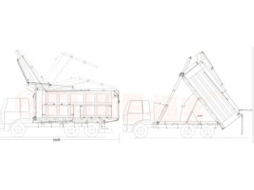 شاحنة تعدين قلابة، FK8-16T 			 Underground Dump Truck