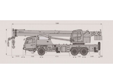 شاحنة رافعة، FK-25T 			 Truck Crane