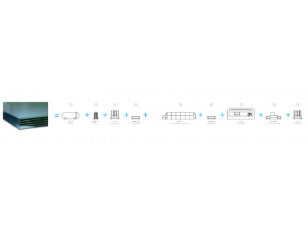 خط إنتاج زجاج مجلتن آلي  Automatic Laminated Glass Production Line