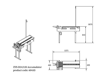 آلة تجميع البيض 604AS Egg Accumulator