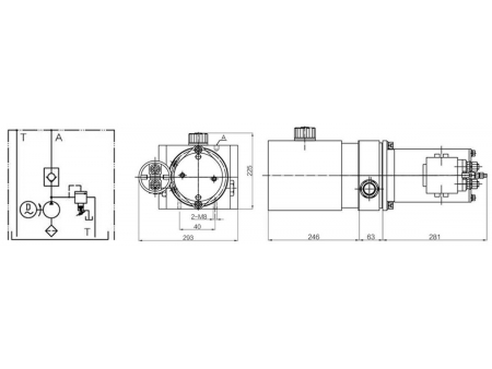 وحدة القدرة الهيدروليكية المتكاملة Integrated Hydraulic Power Unit