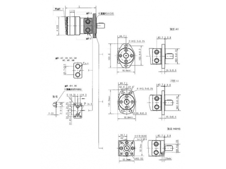 محرك مداري GR (51.5 إلى 397 مليلتر لكل دورة) Orbit Motor