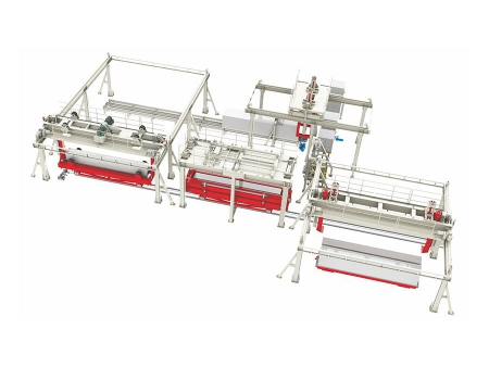 قسم تعبئة وتغليف آلي للخرسانة الخلوية المشبعة (AAC)  Fully Automatic AAC Packing Section