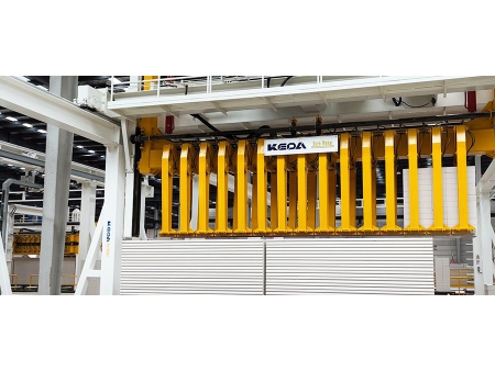 قسم تعبئة وتغليف آلي للخرسانة الخلوية المشبعة (AAC)  Fully Automatic AAC Packing Section